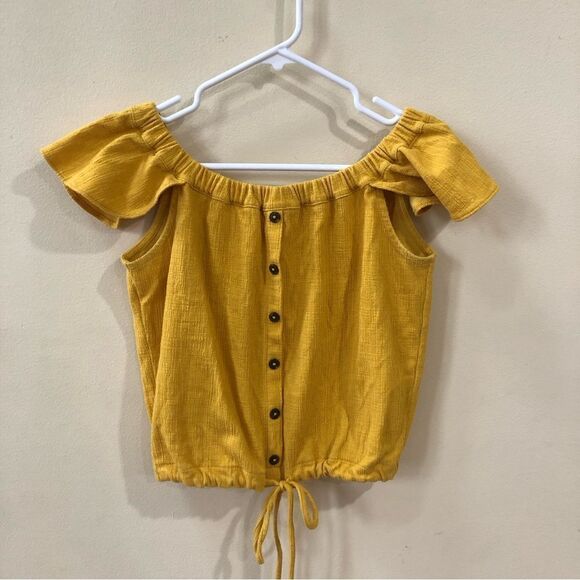 Madewell Texture & Thread Off-the-Shoulder Top - Picture 4 of 7